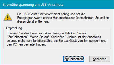 USB-Erkenung