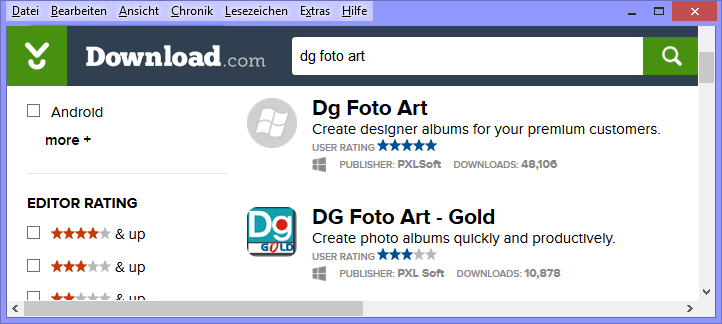 download DG Foto Art Trail bei CNet