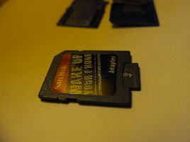 Micro SD-Karte im Adapter