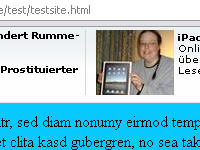 Werbebanner on Arcorhomepage loswerden